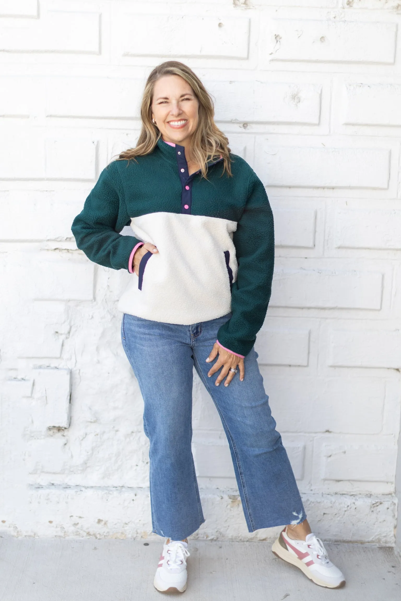 Addison Bay Academy Sherpa Pullover