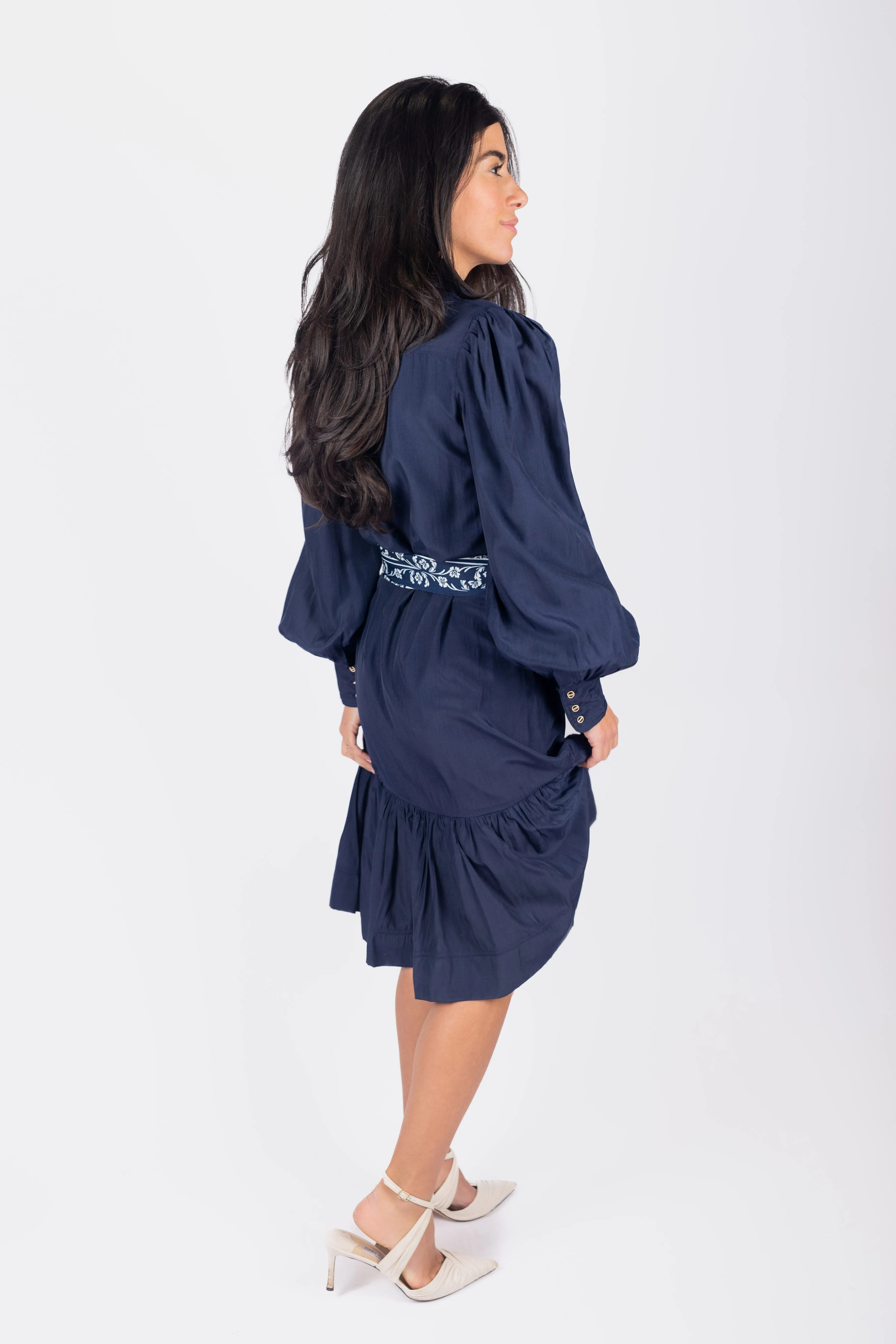 Alex Dress 41" in Navy