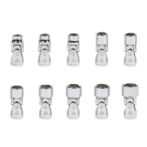 ARES 39015 - 10-Piece 3/8-Inch Drive Metric Universal Flex Socket Set
