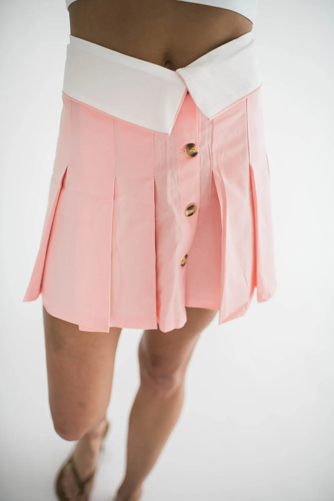 Arina Pleated Mini Skirt
