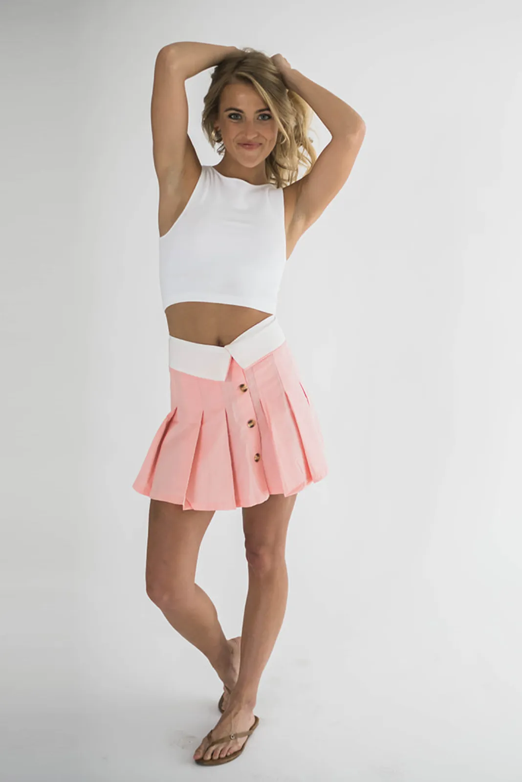 Arina Pleated Mini Skirt