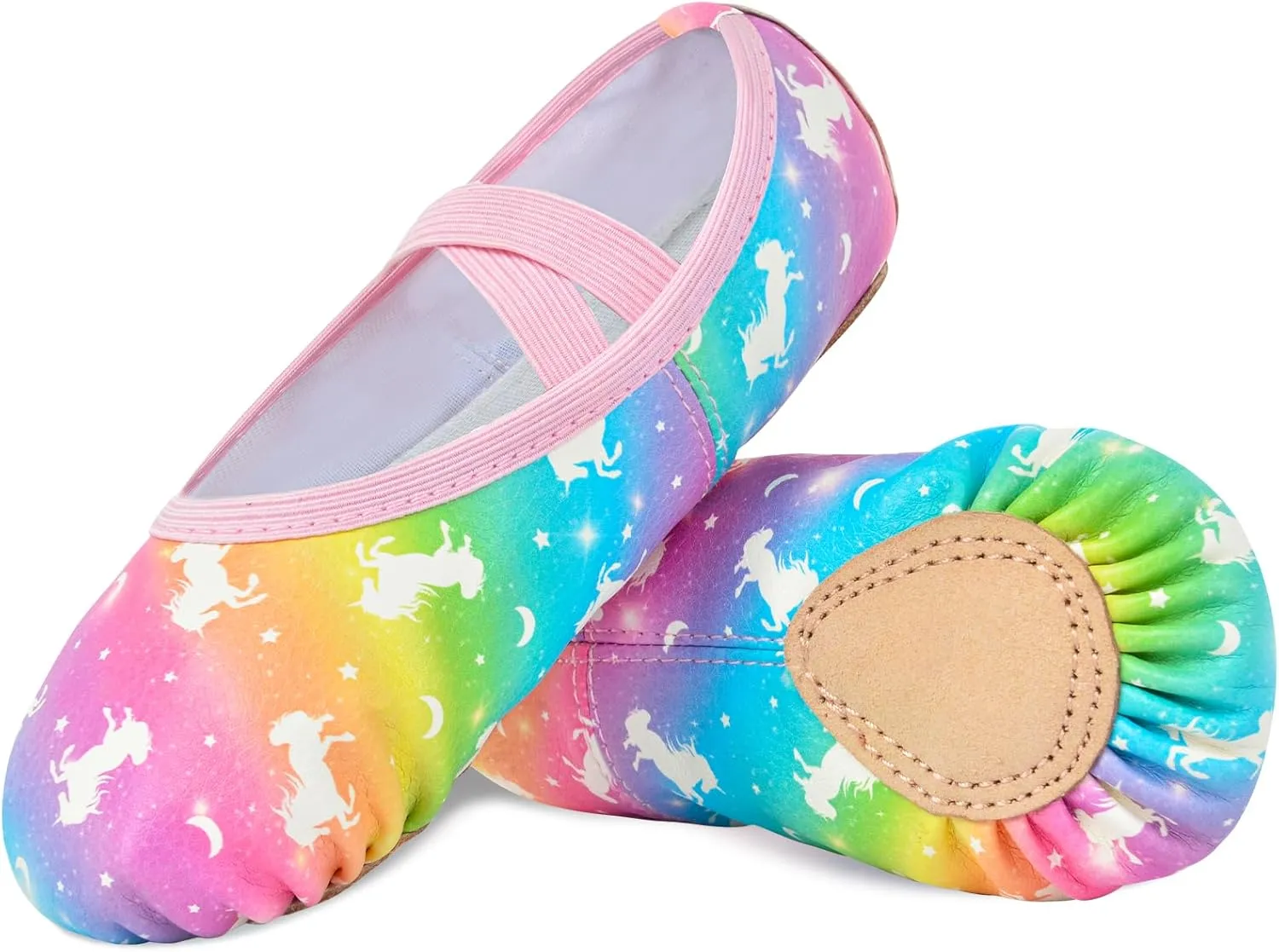 Ballet Shoes for Girls Toddler Ballet Dance Slippers Soft Leather Ballerina Shoes for Little Girls Kids Ballet Flats