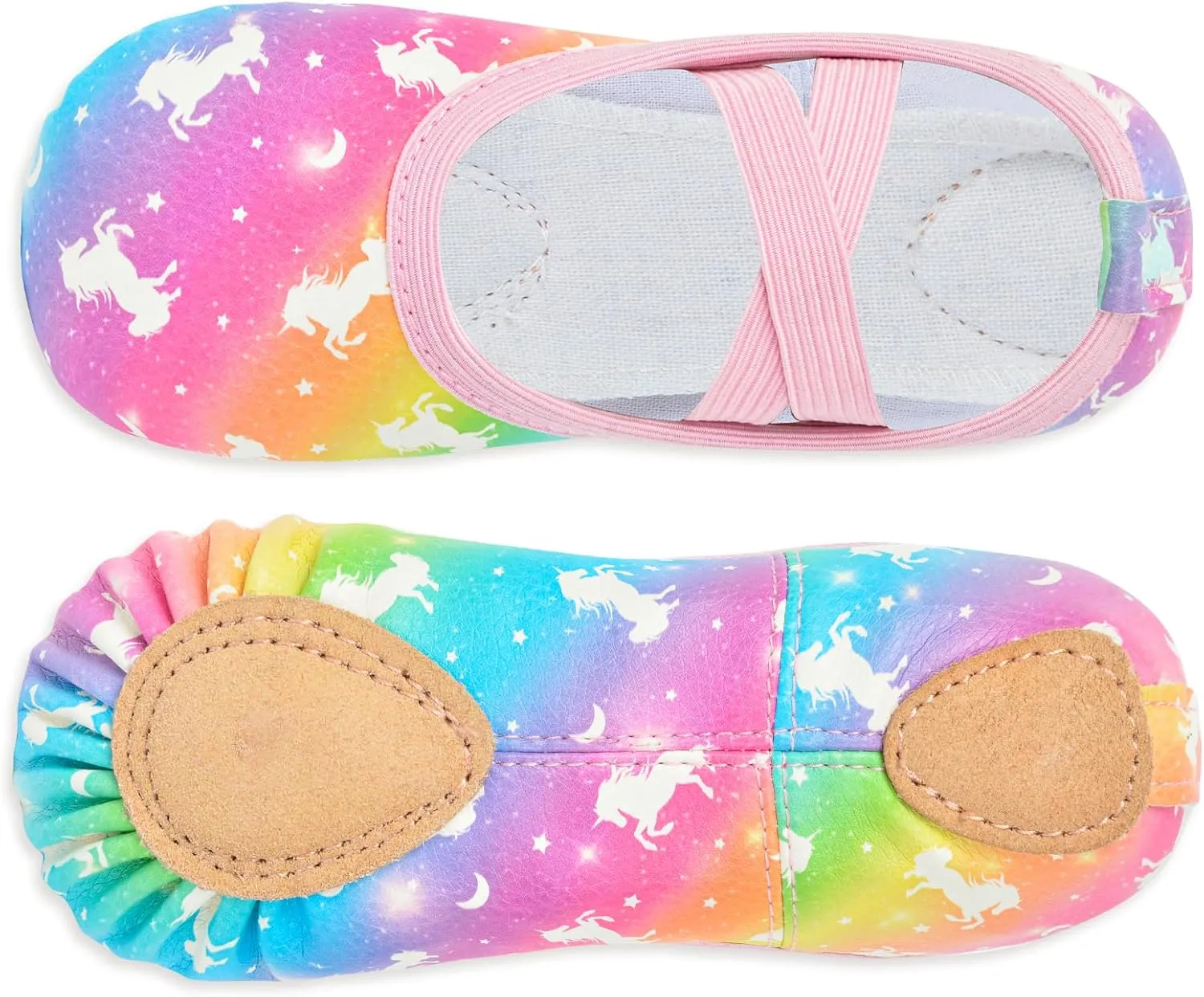 Ballet Shoes for Girls Toddler Ballet Dance Slippers Soft Leather Ballerina Shoes for Little Girls Kids Ballet Flats