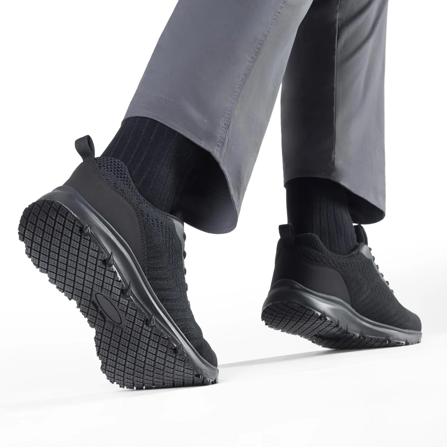 Bruno Marc Men's Non Slip Shoes,Comfortable Mens Work Shoes & Restaurant or Food Service Sneakers