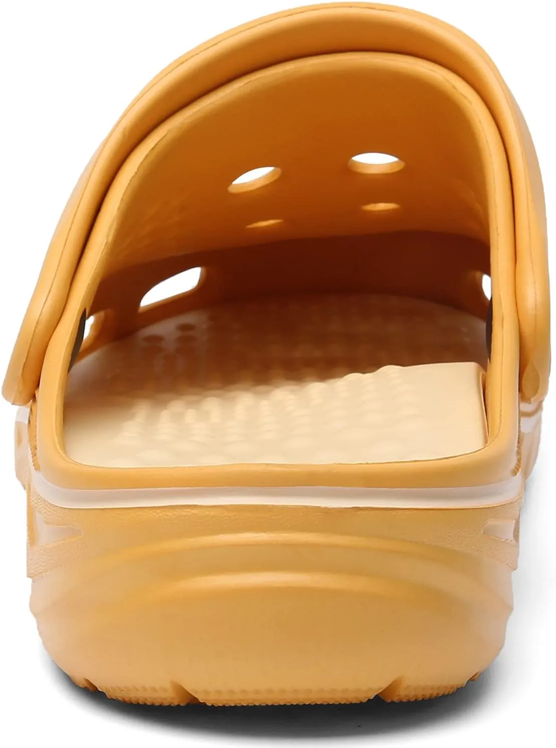 ChayChax Men's and Women's Arch Support Clogs Garden Shoes Slip-on Outdoor Beach Slippers with Removable Cushion Footbed