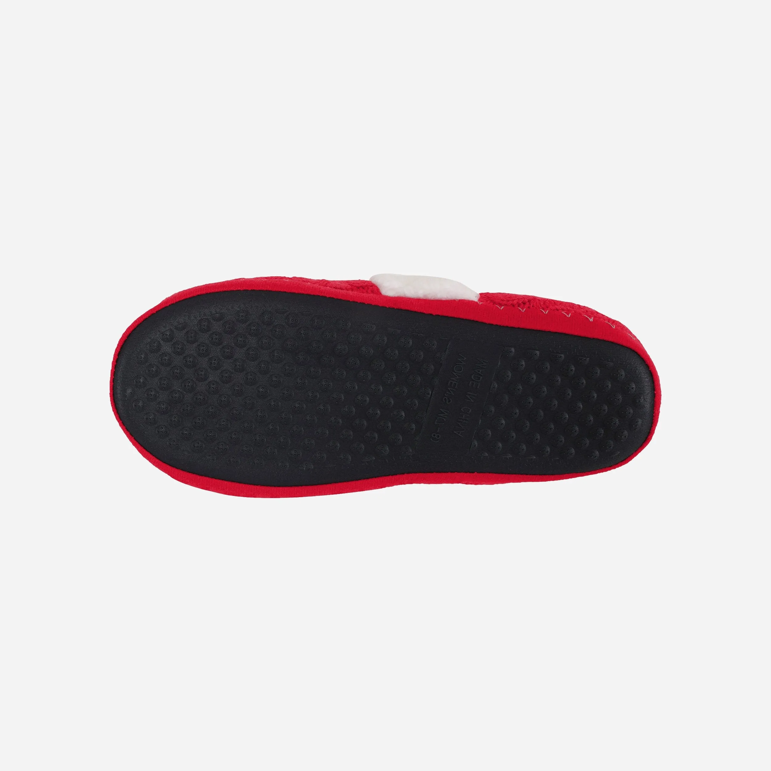 Chicago Blackhawks Womens Team Color Moccasin Slipper