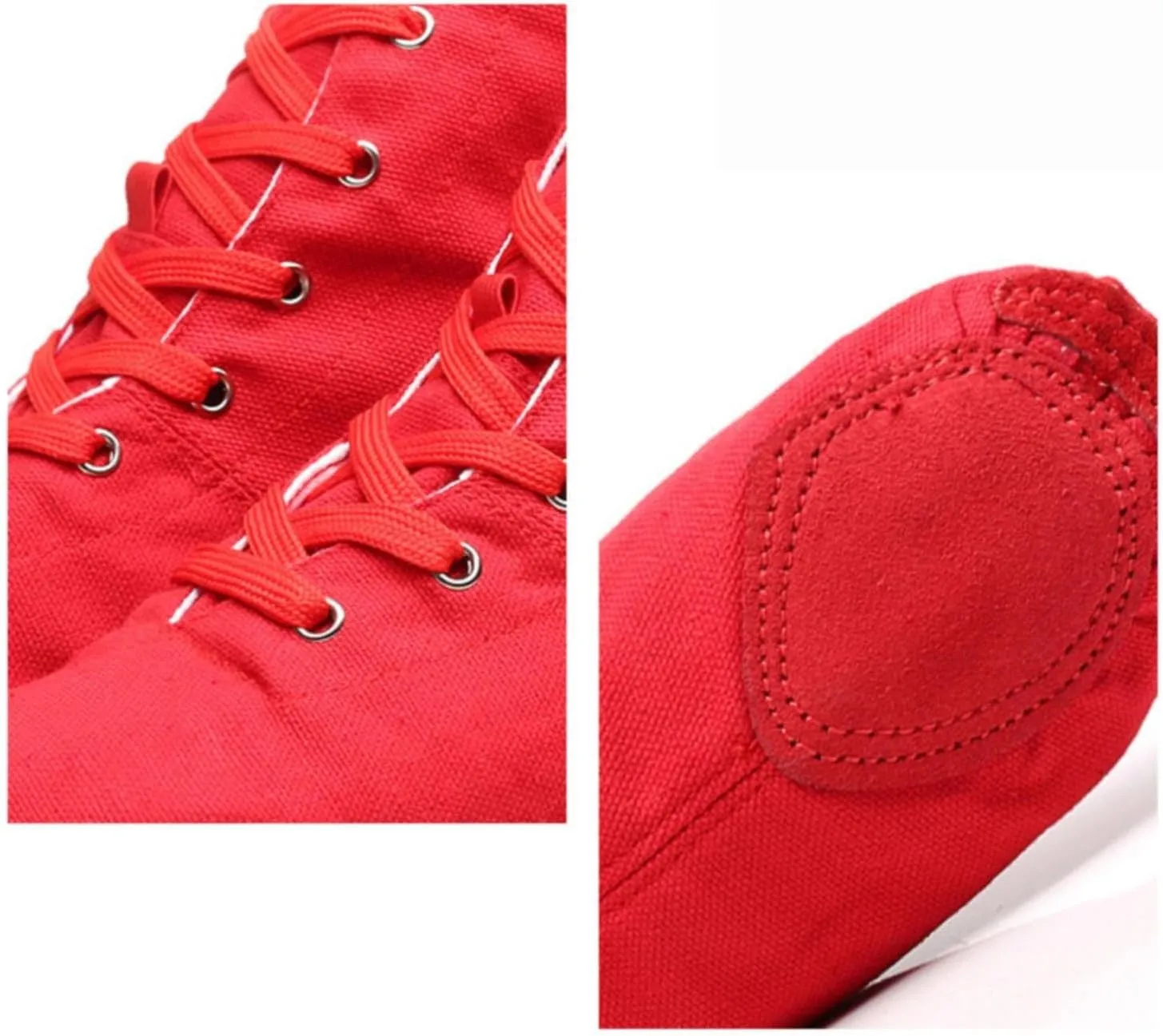 Child Girls Dance Shoes Solid Ankle Booties Warm Jazz Ballet Indoor Performance Shoes Kids Canvas Fashion Wedges