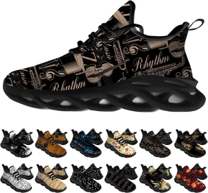 Ciadoon Music Shoes for Men Women Road Running Shoes Comfortable Sport Walking Tennis Musical Sneakers Gifts for Boy Girl