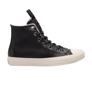 Converse Chuck Taylor All Star Hi Leather 'Black' Sneakers, black