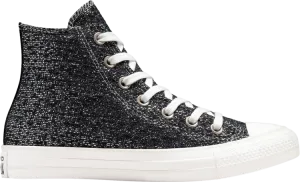 Converse Wmns Chuck Taylor All Star High Metallic Shimmer Sneakers - Black
