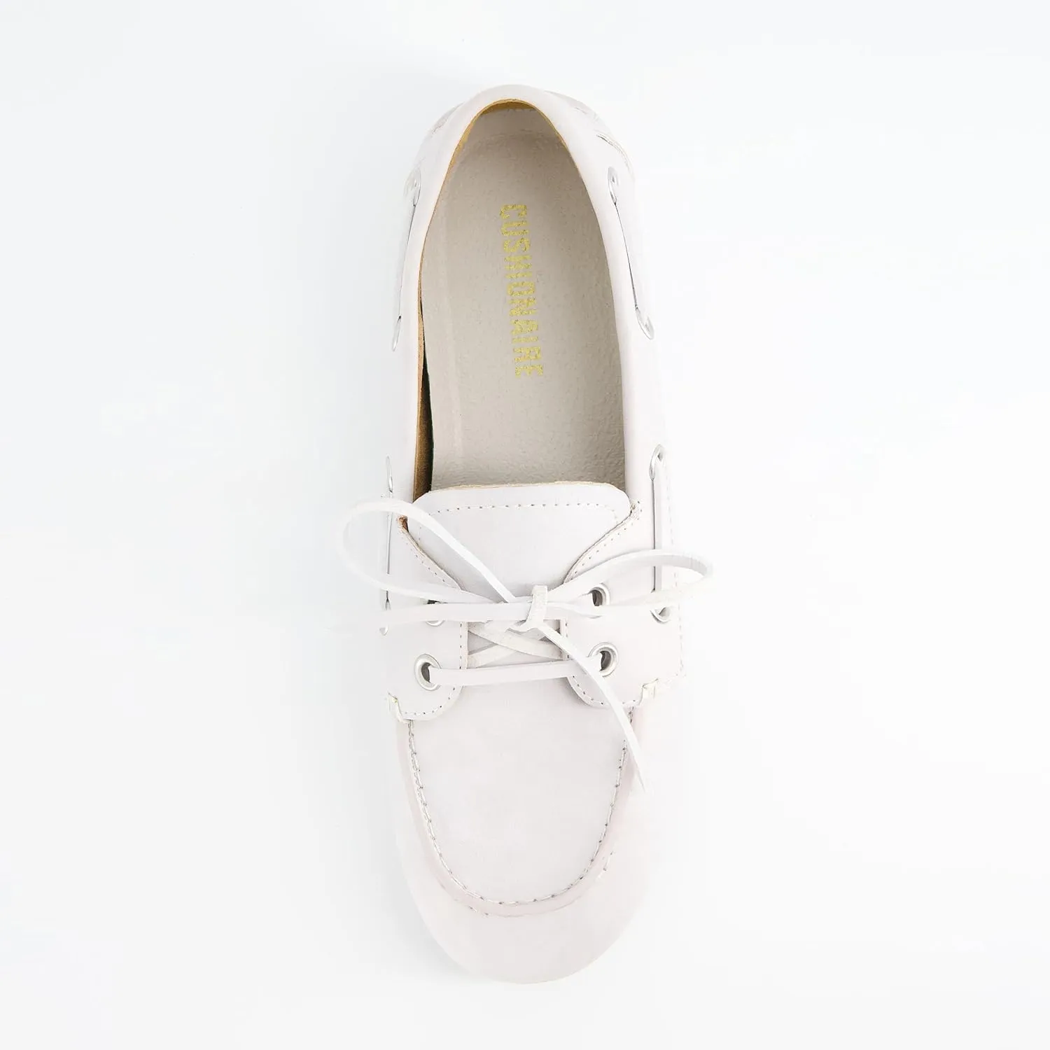 CUSHIONAIRE Women's Anchor Boat Shoe  Classic Slip-On Moccasin Loafer with Nautical Detailing   Memory Foam, Wide Widths Available