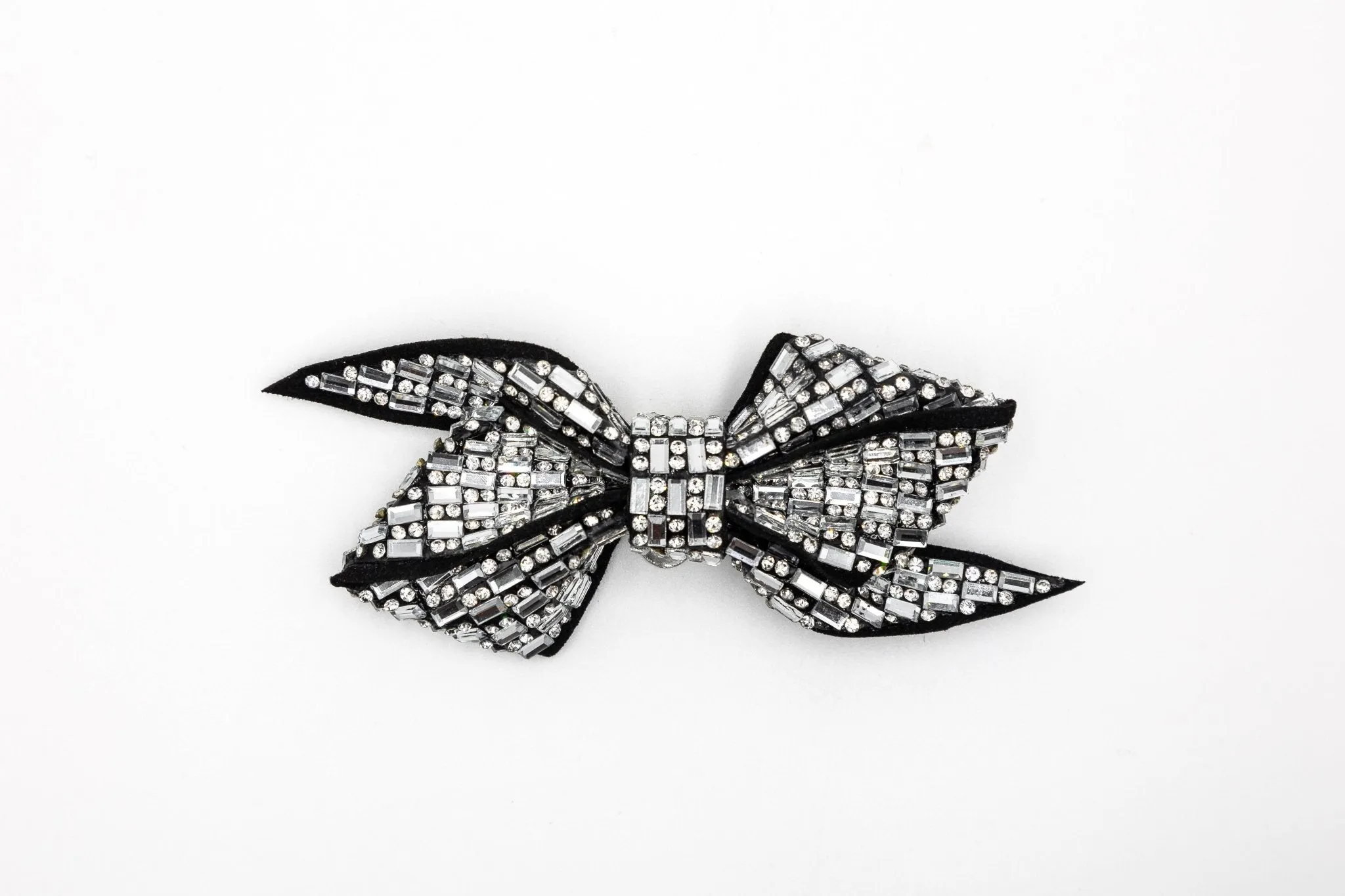 Dazzling Velvet Bow Shoe Clip