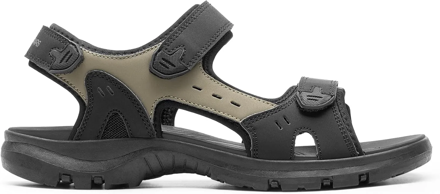 DREAM PAIRS Mens Arch Support Hiking Sandals Sport Outdoor Athletic Comfortable Summer Beach Water Sandals