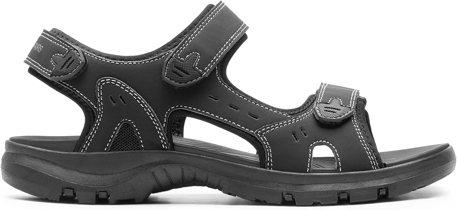 DREAM PAIRS Mens Arch Support Hiking Sandals Sport Outdoor Athletic Comfortable Summer Beach Water Sandals