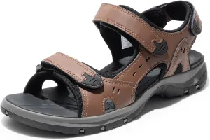 DREAM PAIRS Mens Arch Support Hiking Sandals Sport Outdoor Athletic Comfortable Summer Beach Water Sandals