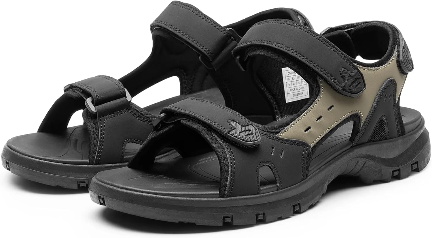 DREAM PAIRS Mens Arch Support Hiking Sandals Sport Outdoor Athletic Comfortable Summer Beach Water Sandals