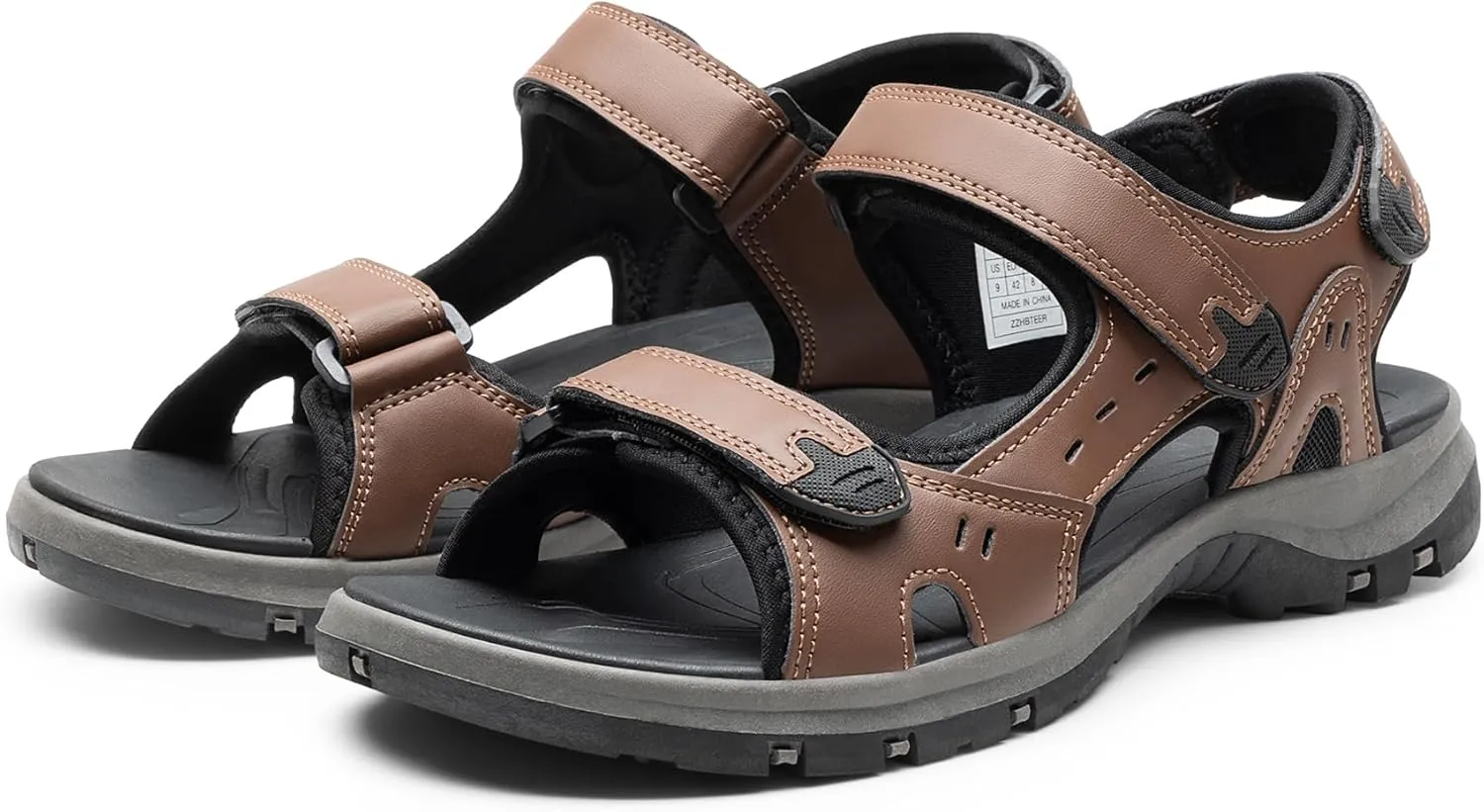 DREAM PAIRS Mens Arch Support Hiking Sandals Sport Outdoor Athletic Comfortable Summer Beach Water Sandals
