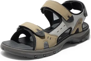 DREAM PAIRS Mens Arch Support Hiking Sandals Sport Outdoor Athletic Comfortable Summer Beach Water Sandals