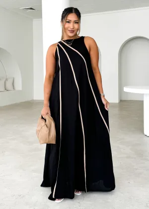 Eclairi Maxi Dress - Black