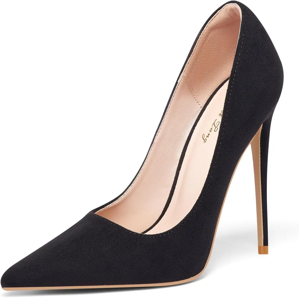 Elisabet Tang High Heels, Women Pumps Pointed Toe Stilettos 4.7 inch/12cm Sexy Heels Party Shoes