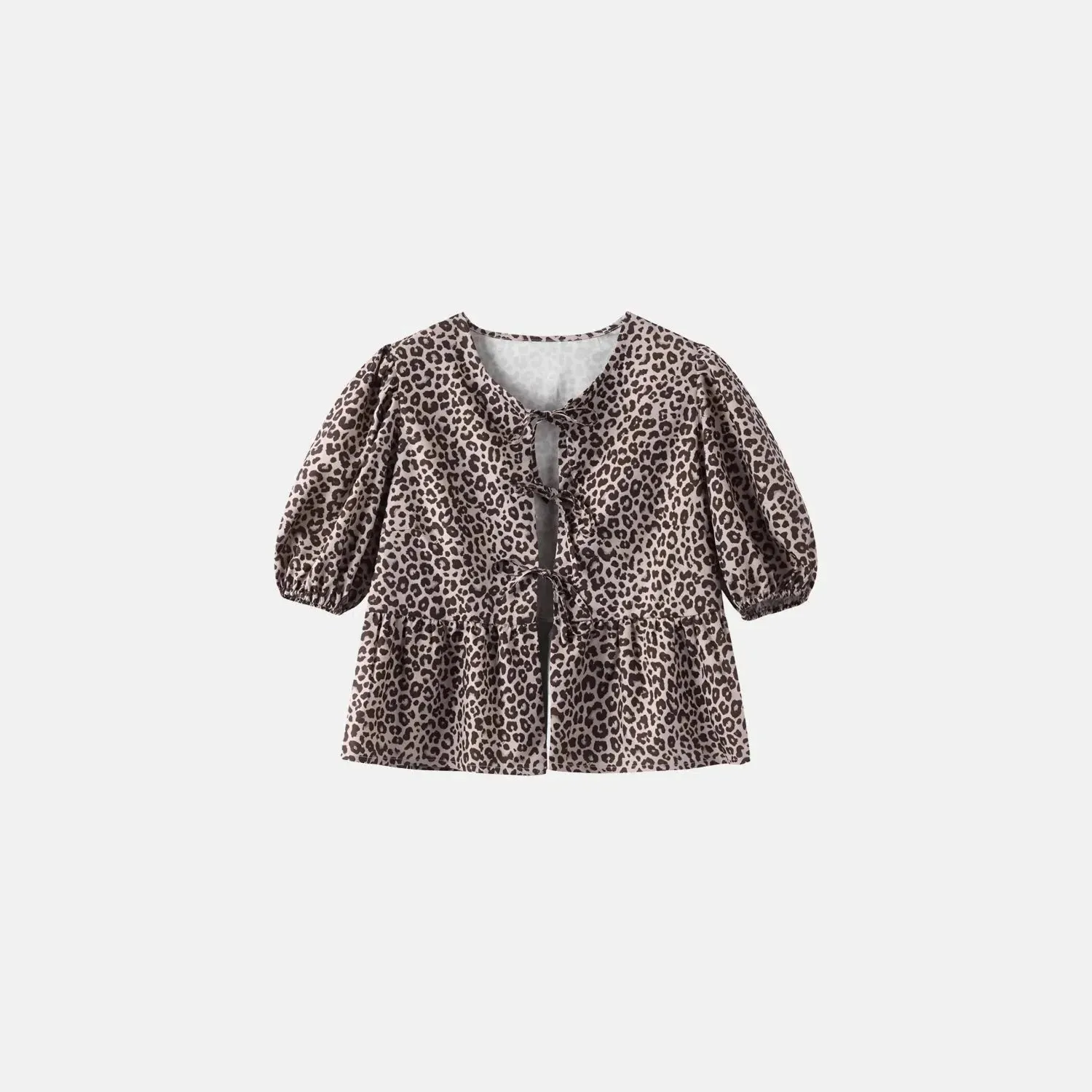 Félin Sauvage Set – Leopard print – Flirty mini skirt