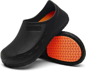 FULORIS Non Slip Chef Shoes for Men, Men's Work Shoe, Waterproof Clogs for Men, Kitchen Clog