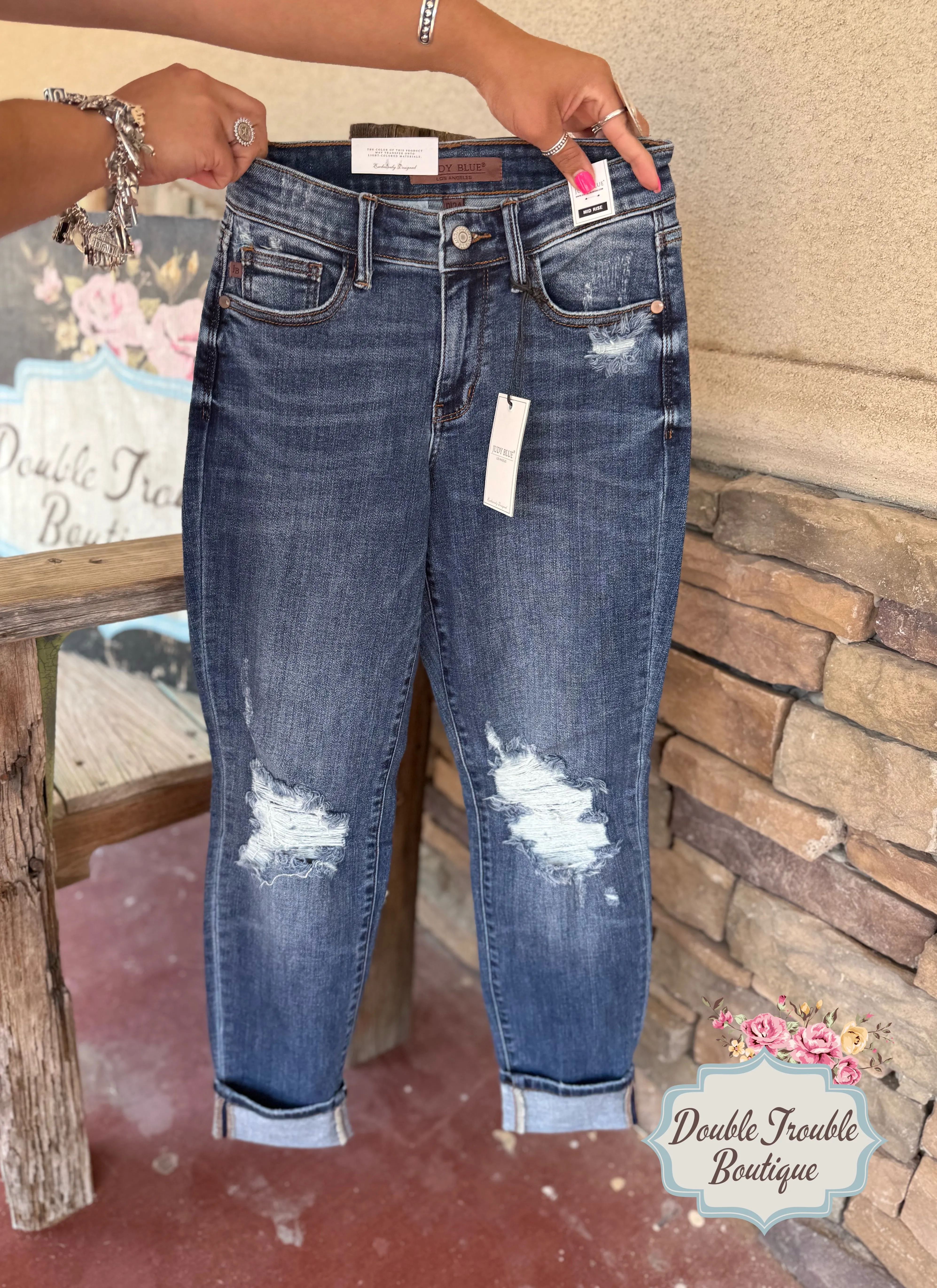 Georgia Judy Blue Boyfriend Denim