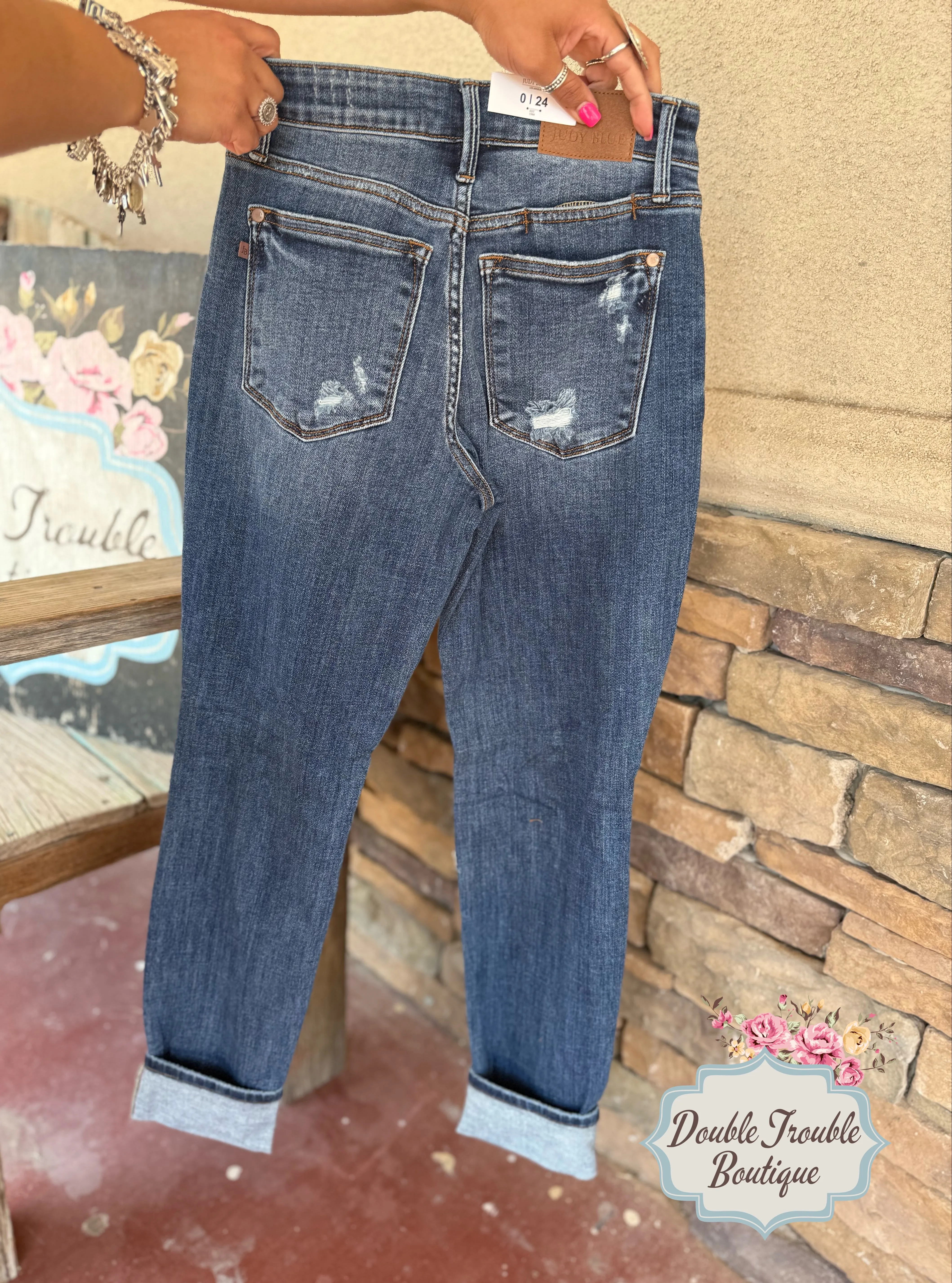 Georgia Judy Blue Boyfriend Denim