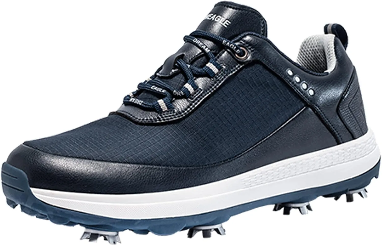 Golf Shoes for Mens Spiked Waterproof Sneakers Comfortable Anti-Slip Breathable Soft
