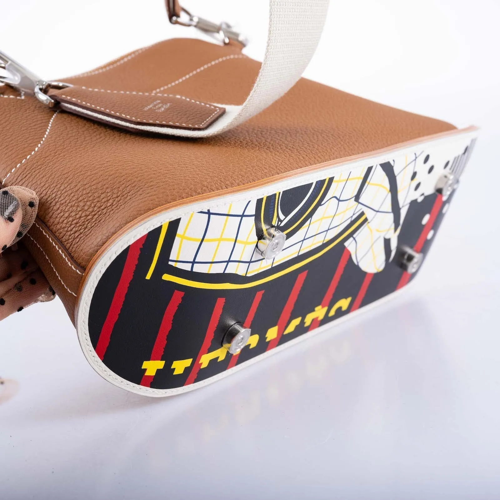 Hermès Bolide Skateboard 31 Gold Togo Palladium Hardware