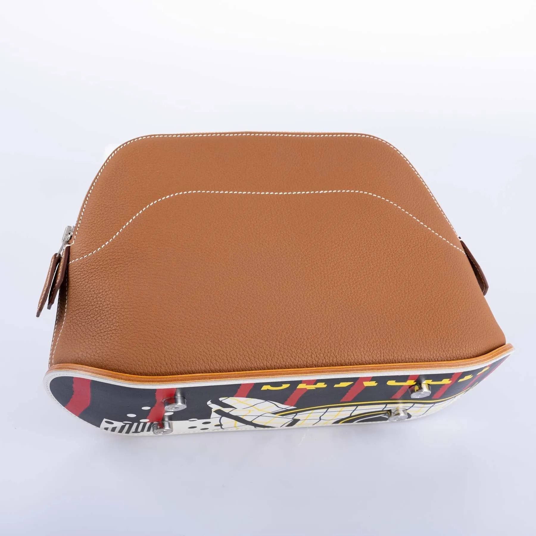 Hermès Bolide Skateboard 31 Gold Togo Palladium Hardware