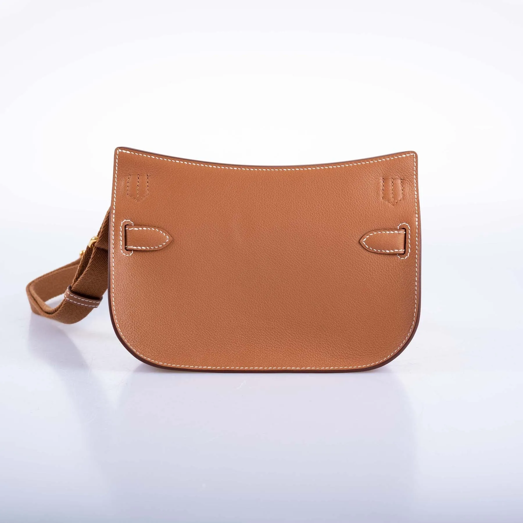 Hermès Mini Jypsiere Gold Evercolor Gold Hardware