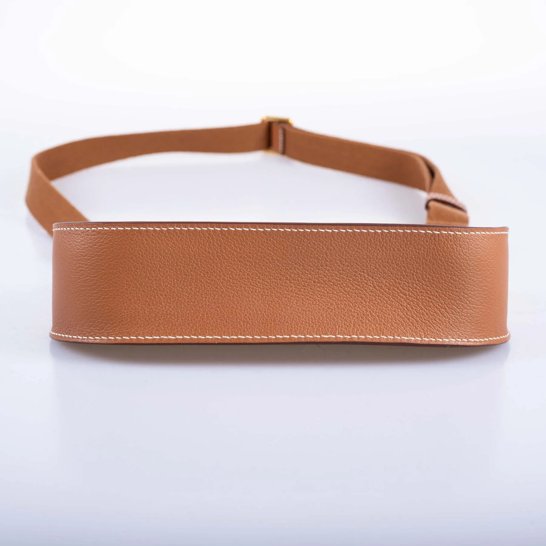 Hermès Mini Jypsiere Gold Evercolor Gold Hardware