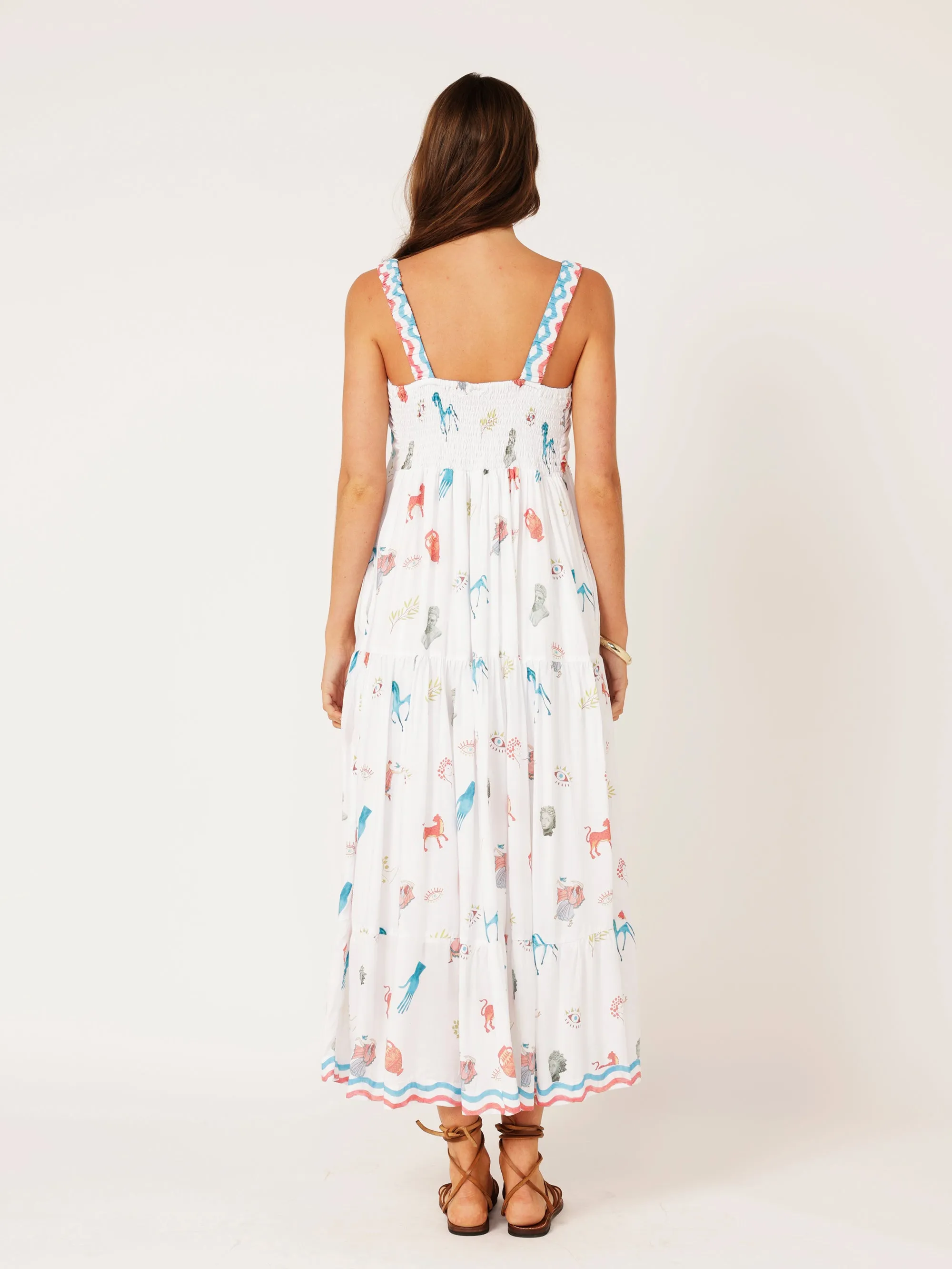 Holiday Dress | Grecian White