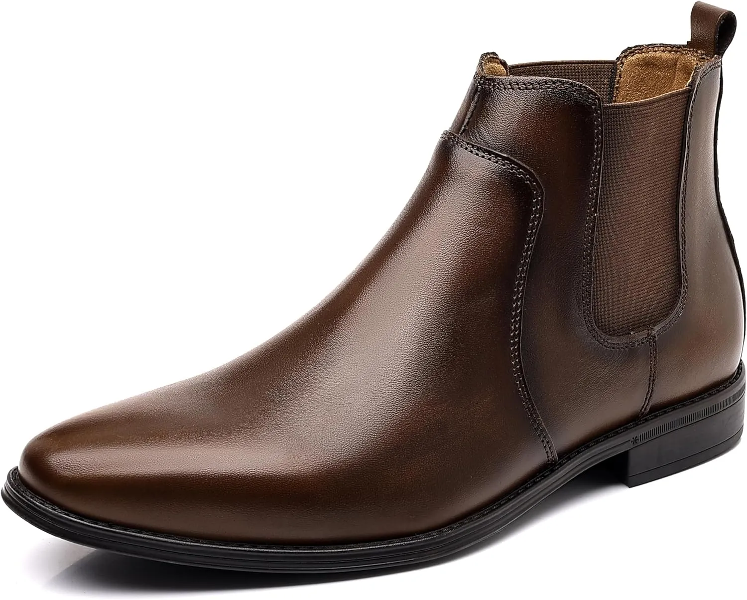 Holy dove Chelsea Boots Men  Genuine Leather,Chelsea Boots for Men with Side Zipper, Casual Slip-On Ankle Boots, Chukka & Oxford Style Dress Boots