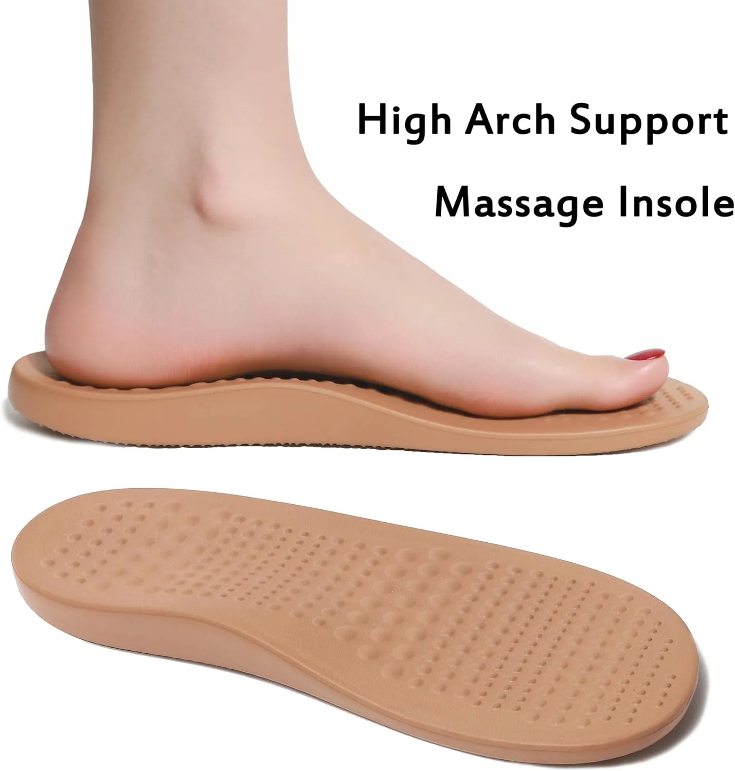 INMINPIN Women Men Orthopedic Clogs Arch Support Garden Shoes Sandals Slippers with Plantar Fasciitis Insoles
