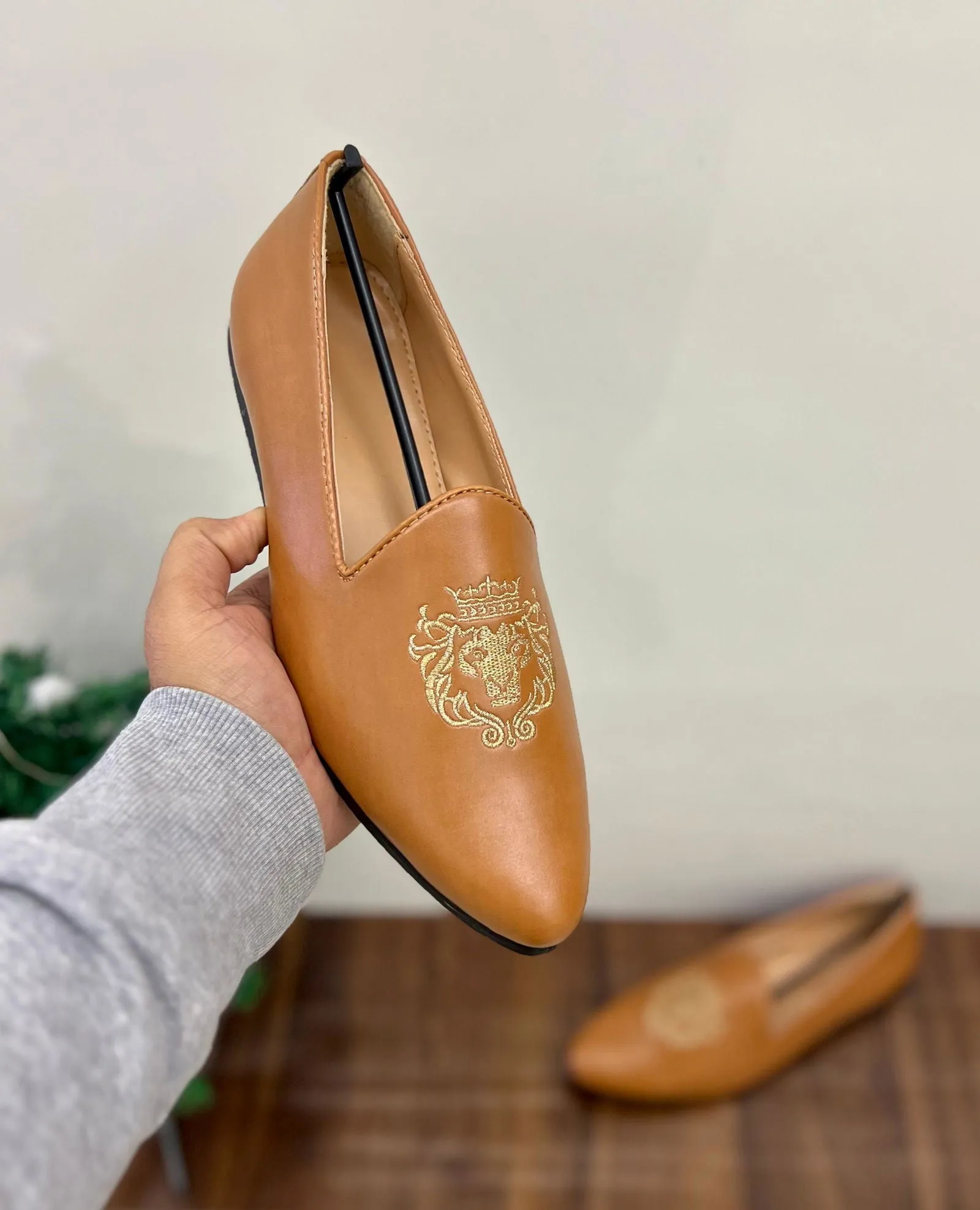Jack Marc Fashion Slip on Jutties Loafer For Wedding and Party