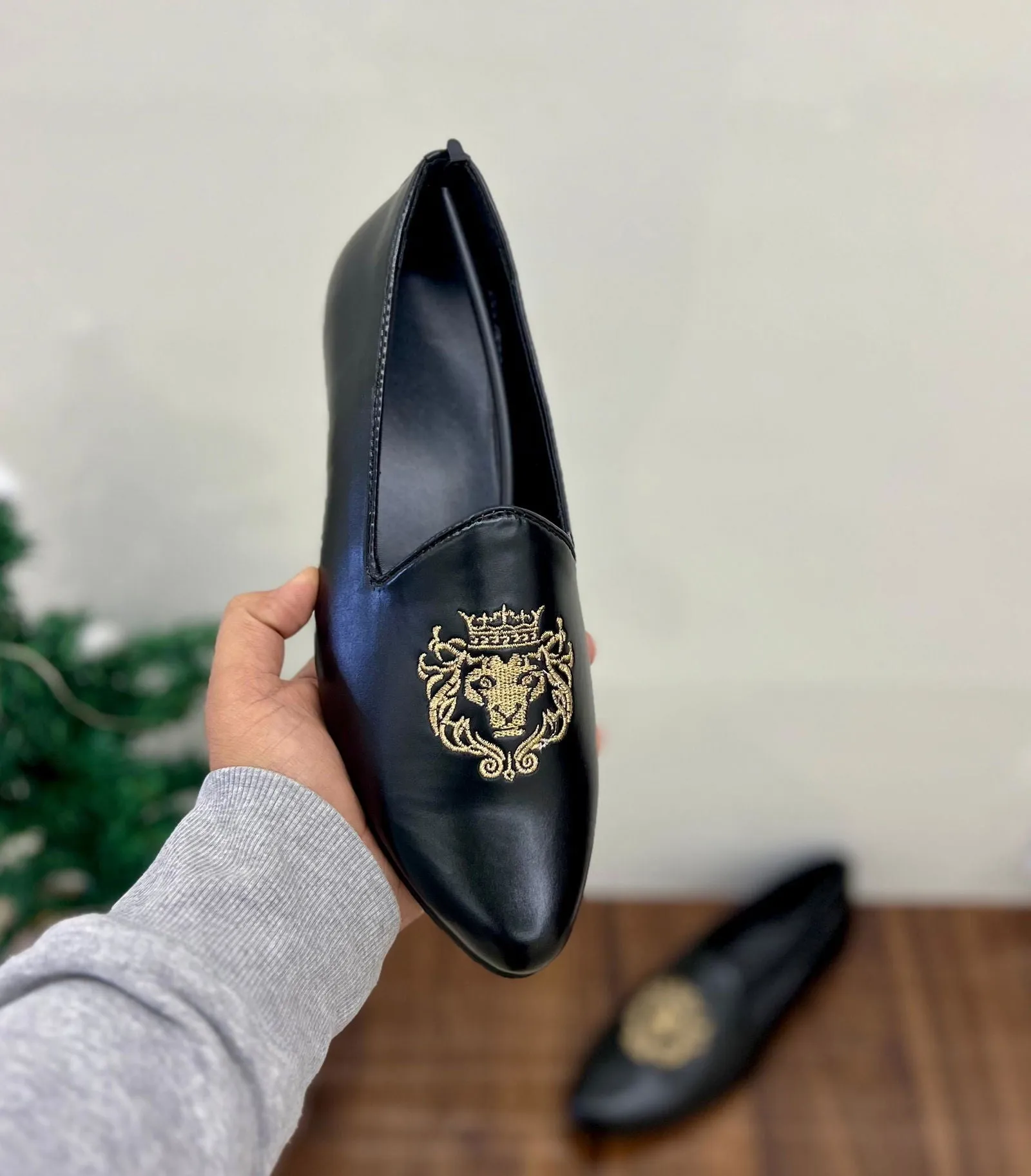 Jack Marc Fashion Slip on Jutties Loafer For Wedding and Party
