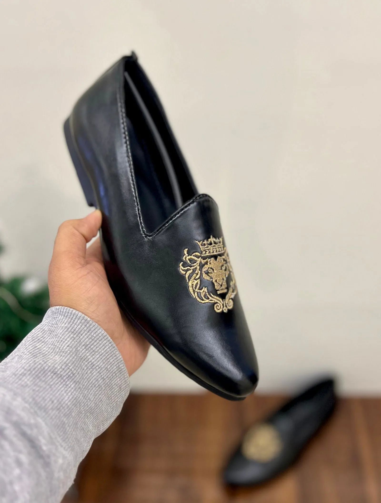 Jack Marc Fashion Slip on Jutties Loafer For Wedding and Party