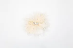Jeweled Plume Shoe Clip