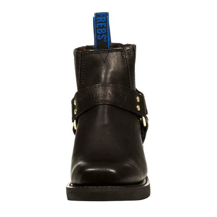 JOHNNY REB MENS SHORT BOOT - CLASSIC BLACK