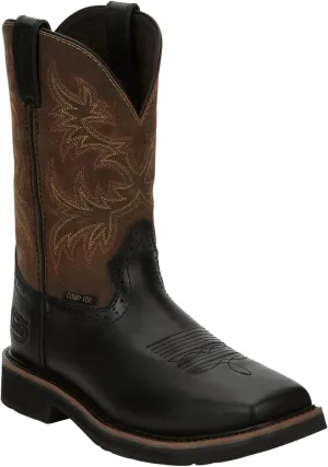 Justin Men's Driller Western Work Boot Composite Toe - Se4818