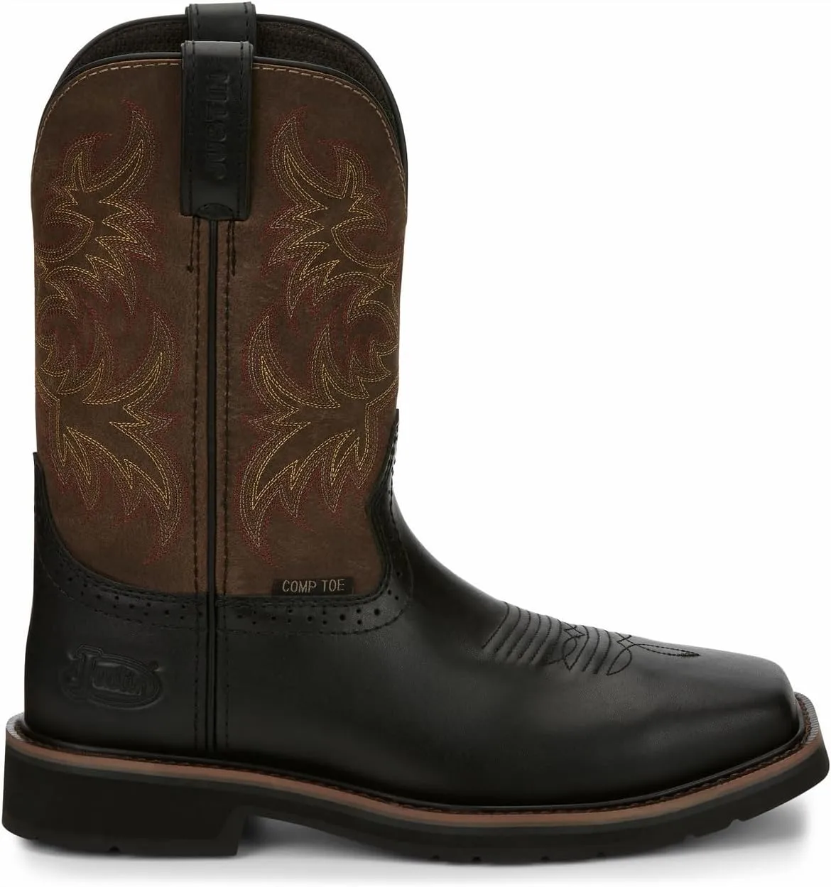 Justin Men's Driller Western Work Boot Composite Toe - Se4818