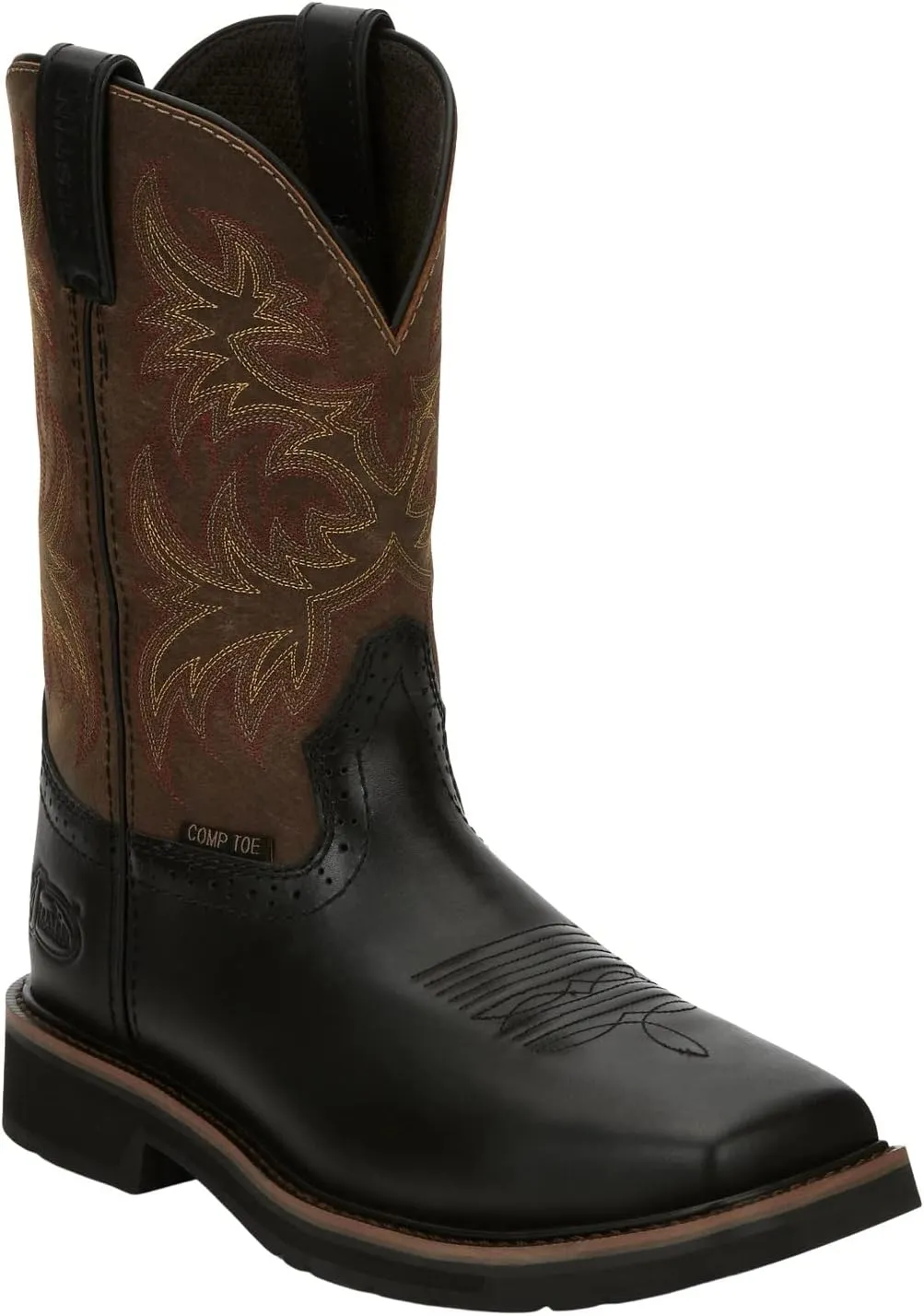 Justin Men's Driller Western Work Boot Composite Toe - Se4818
