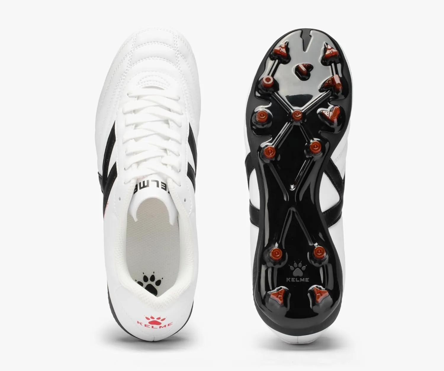 KELME Nebula Men's Soccer Cleats, Youth FG/AG Football Shoes, Athletic Lightweight Outdoor Firm Ground Training, Snug Fit
