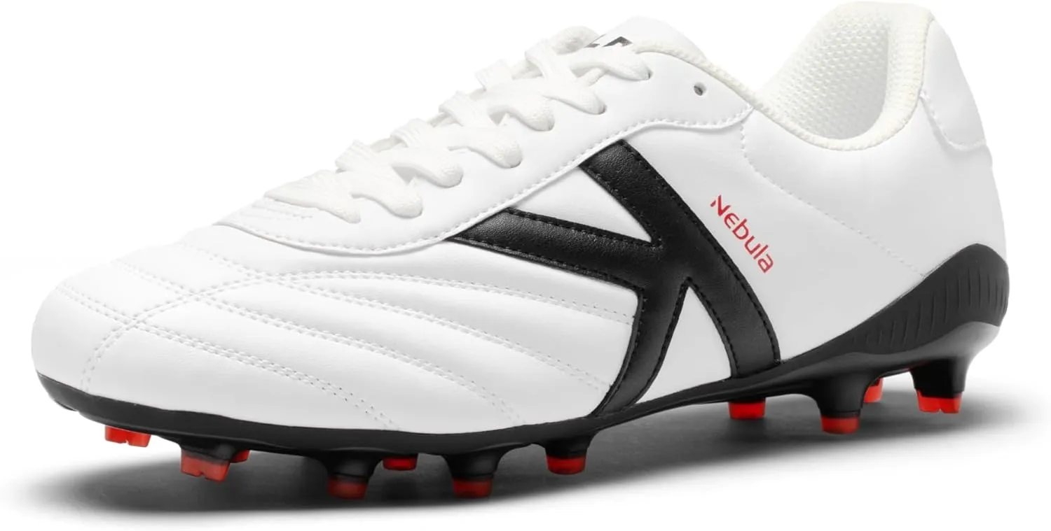 KELME Nebula Men's Soccer Cleats, Youth FG/AG Football Shoes, Athletic Lightweight Outdoor Firm Ground Training, Snug Fit