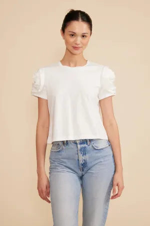 KYLIE WHITE ROSE TOP