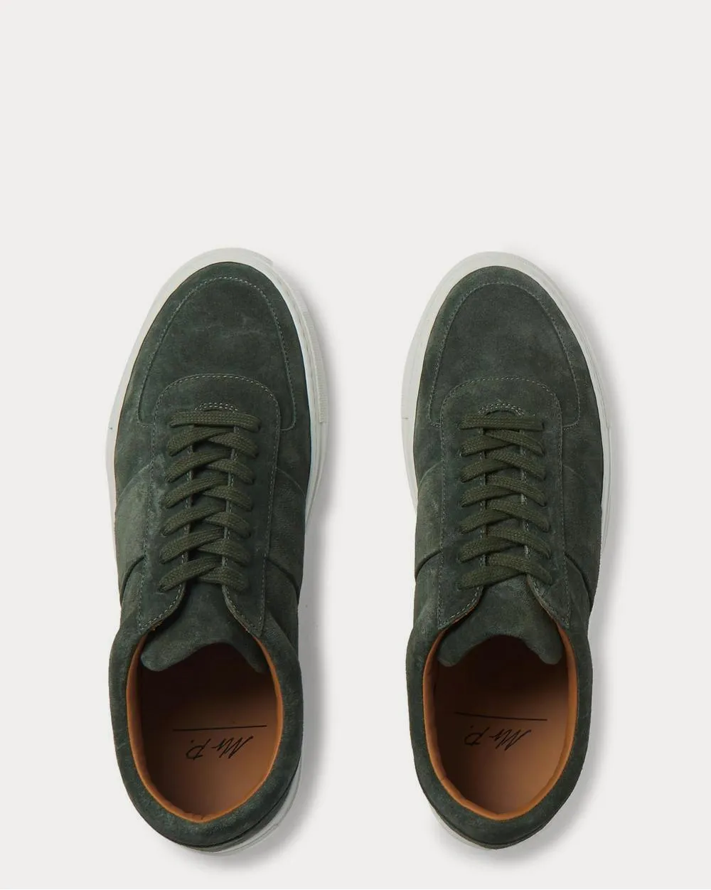 Larry Suede  Forest green low top sneakers