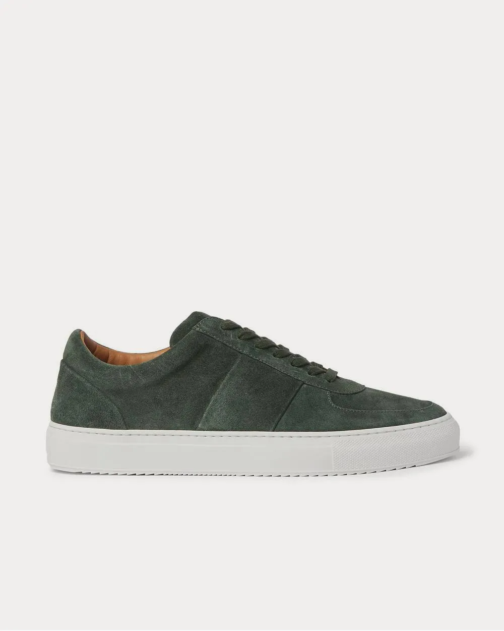 Larry Suede  Forest green low top sneakers