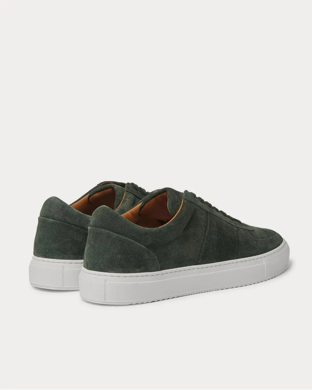 Larry Suede  Forest green low top sneakers